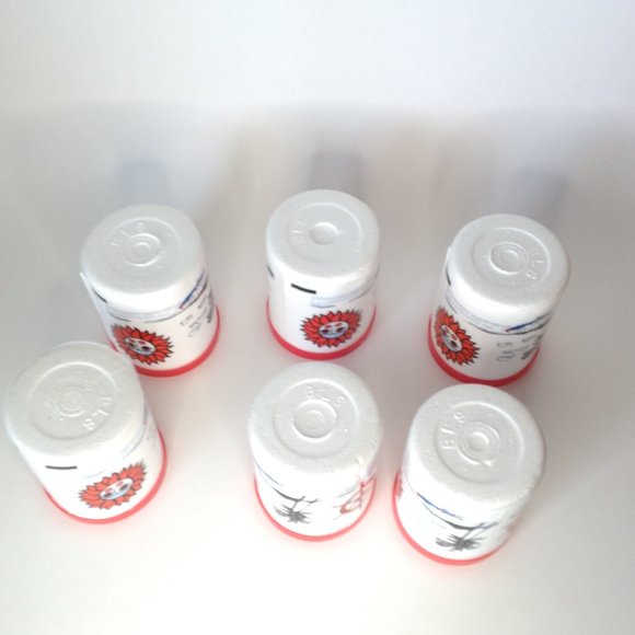 Lot of 6 Vintage Styrofoam Beer Pop Can Cooler Koozie Nautical Sailing Beach Sun - Picture 5 of 14